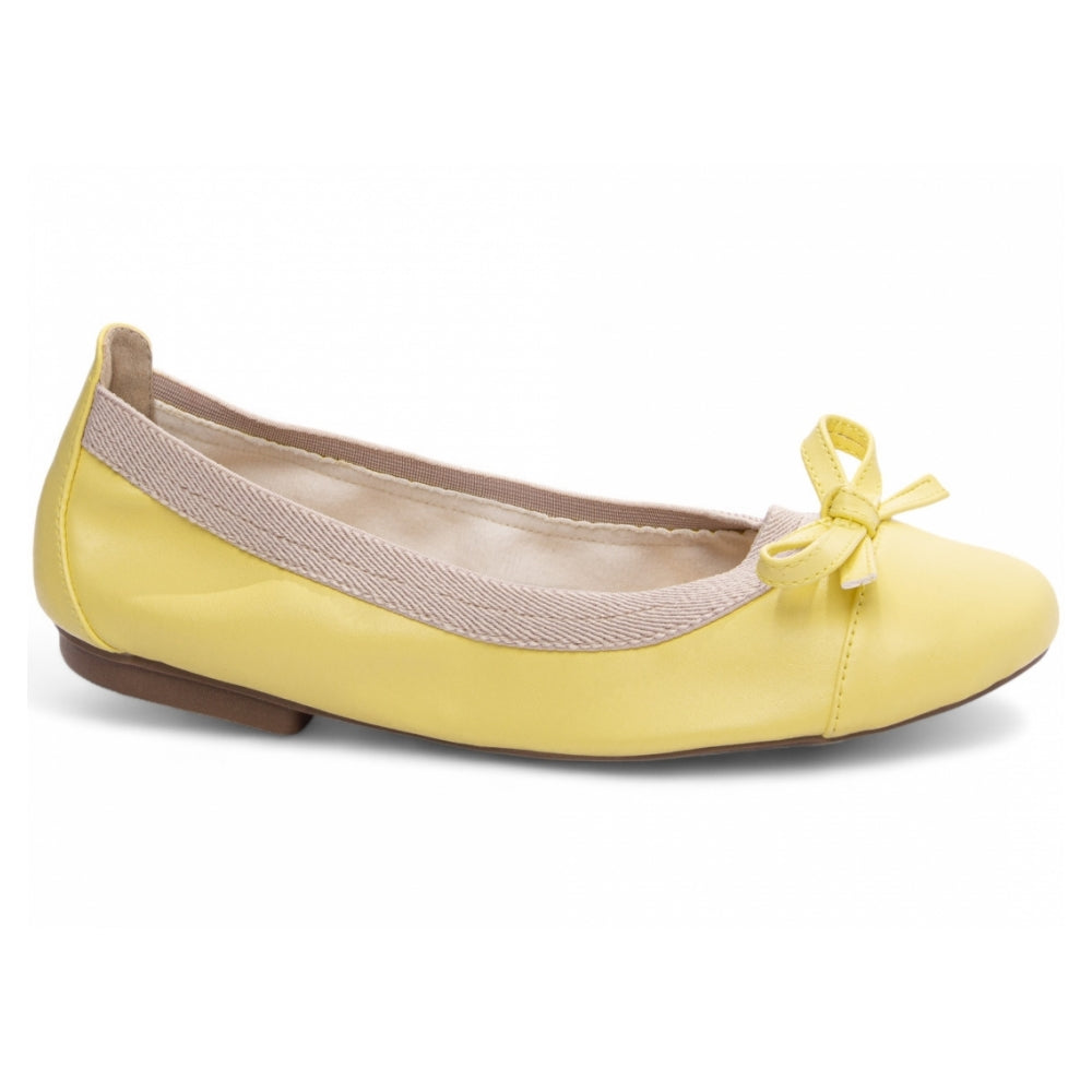 Sapatilha Maria Mole Bag Shoes em Napa Amarelo