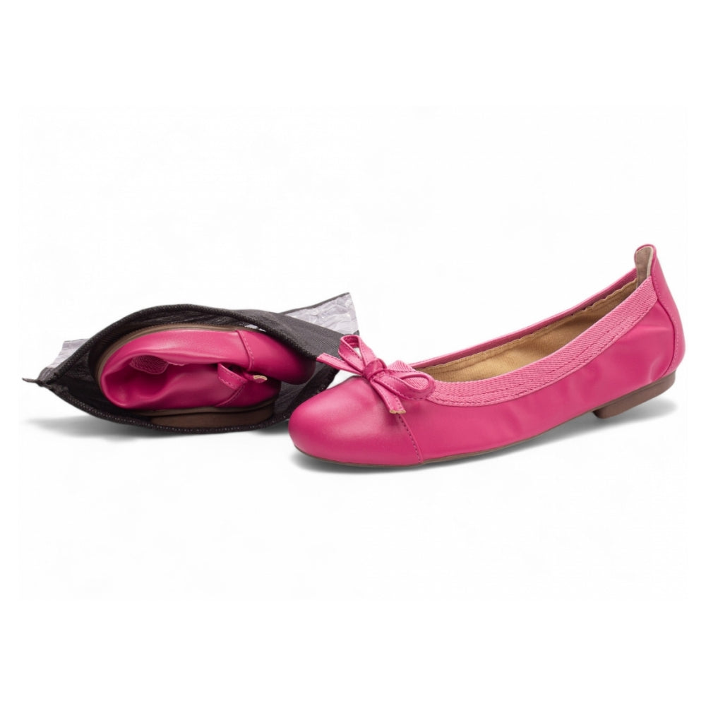 Sapatilha Maria Mole Bag Shoes em Napa Pink