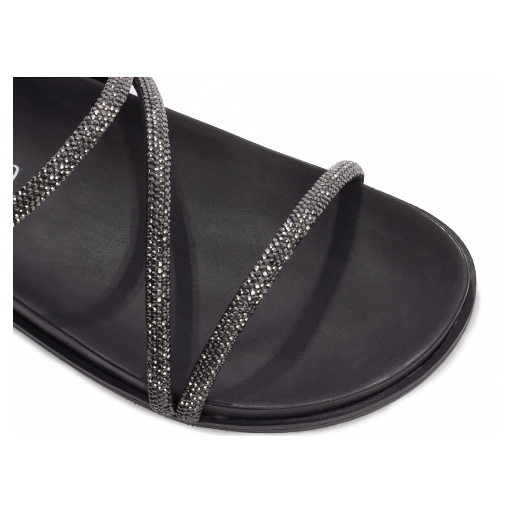 Papete Birken Preta com Manta de Strass