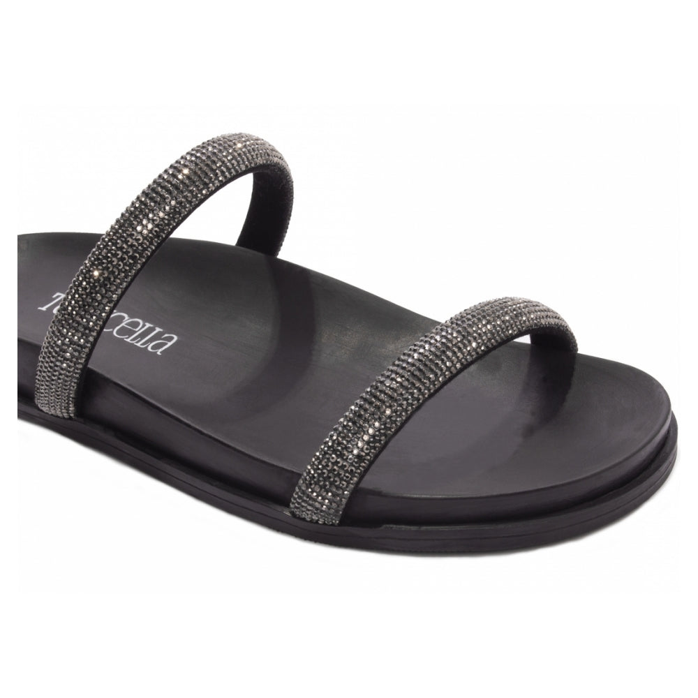 Papete Birken Preta com Manta de Strass