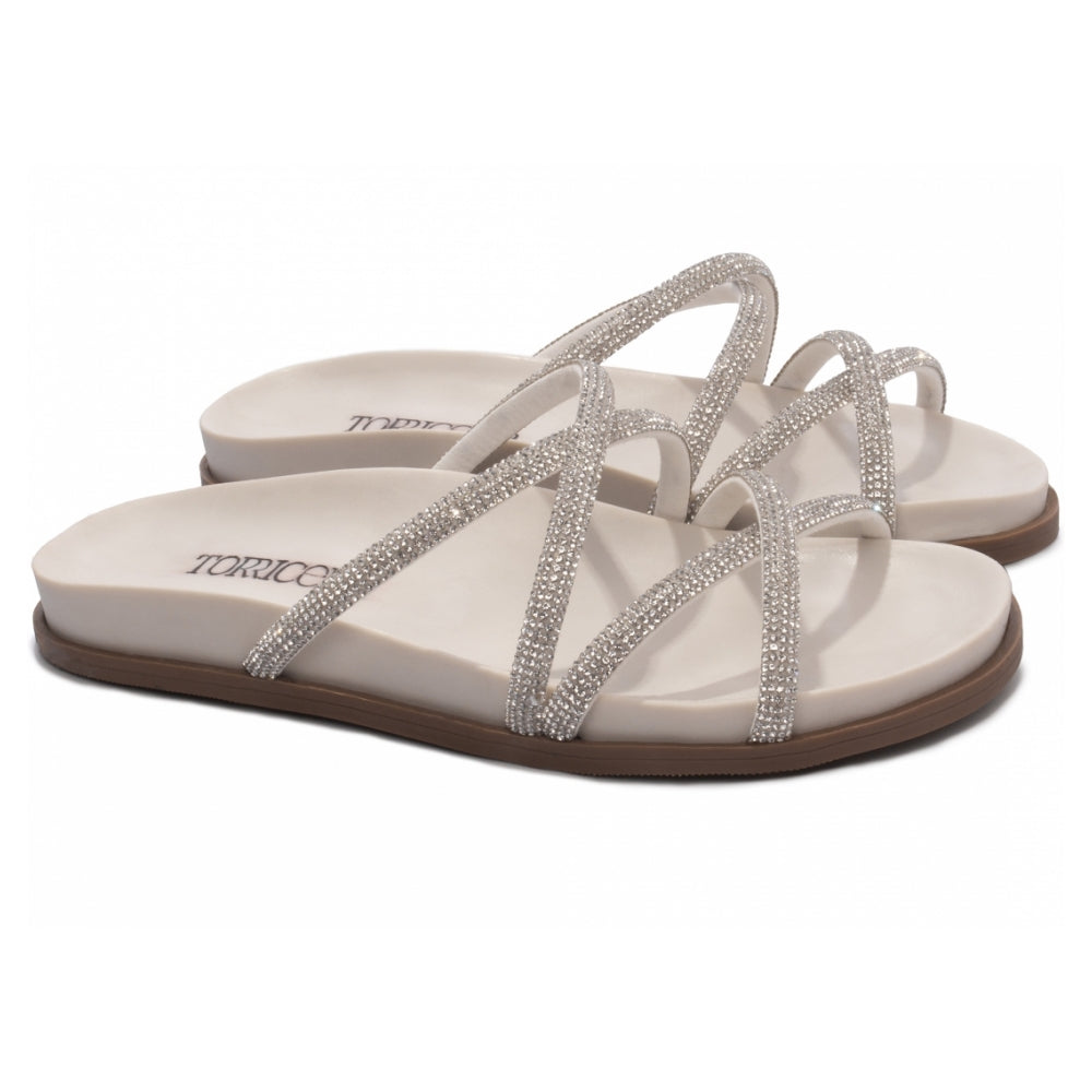 Papete Birken Branca com Manta de Strass