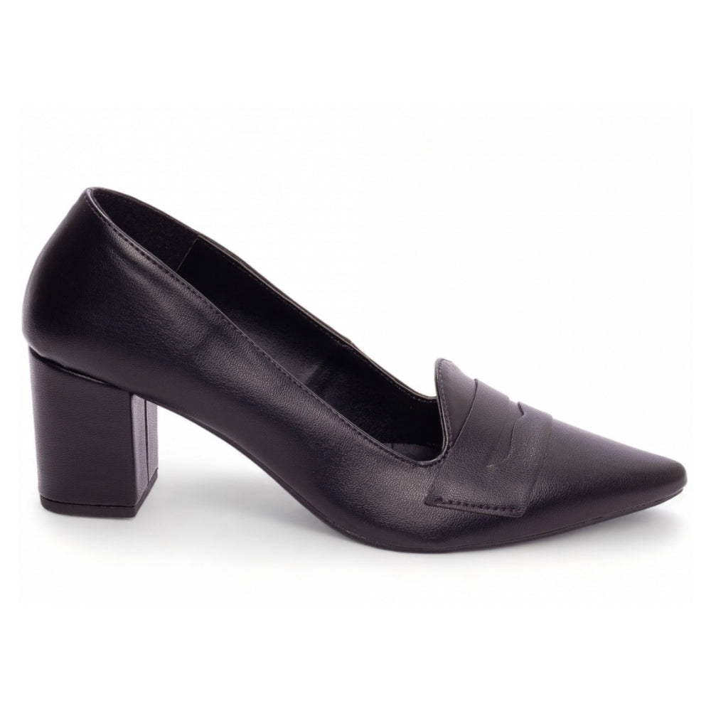 Sapato Scarpin Sleep Mocassim Preto