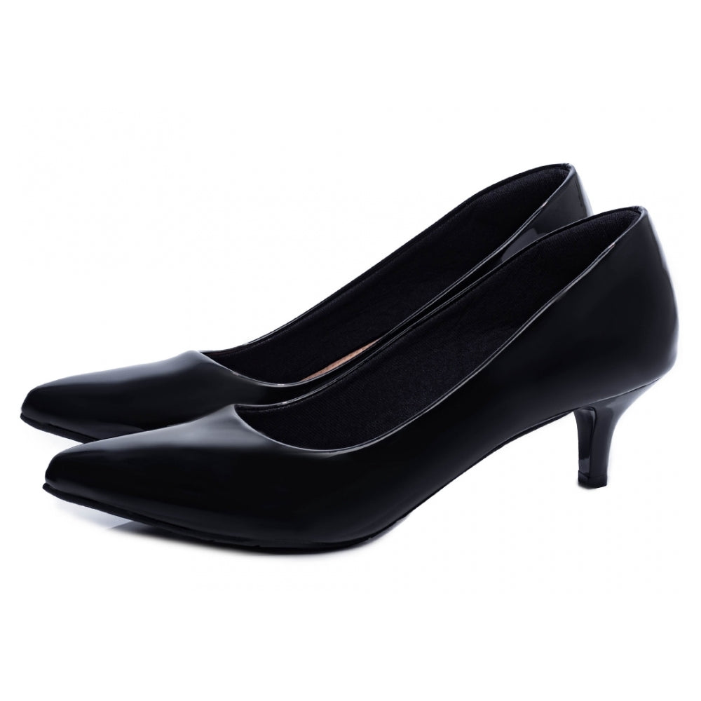 Scarpin em Numeração Grande - Verniz Preto