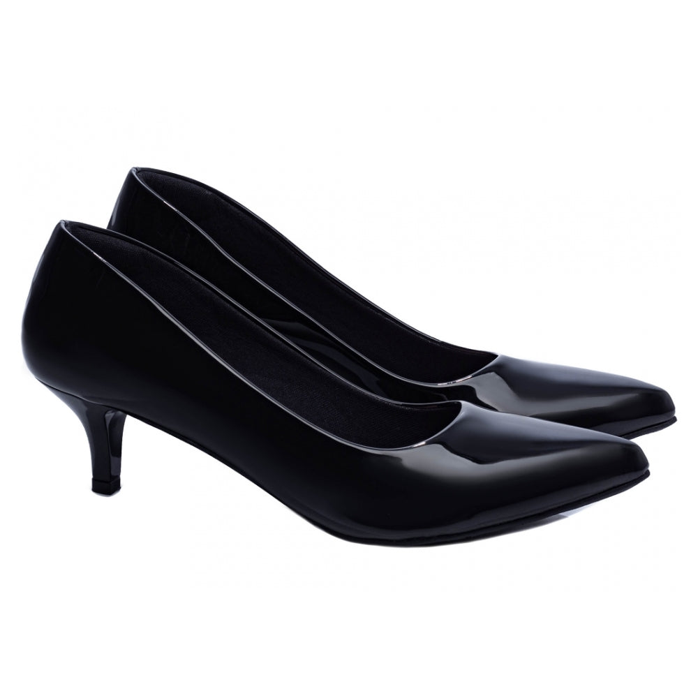 Scarpin em Numeração Grande - Verniz Preto