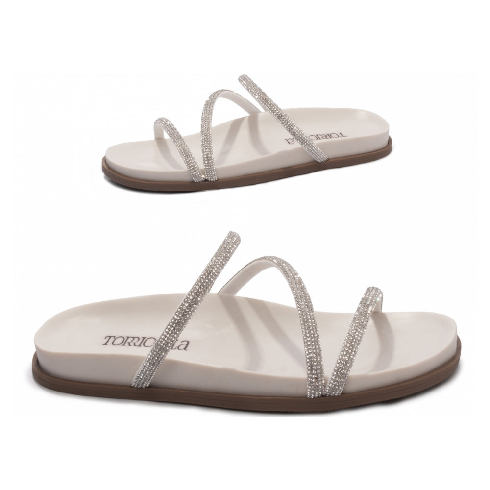 Papete Birken  Branca com Manta de Strass