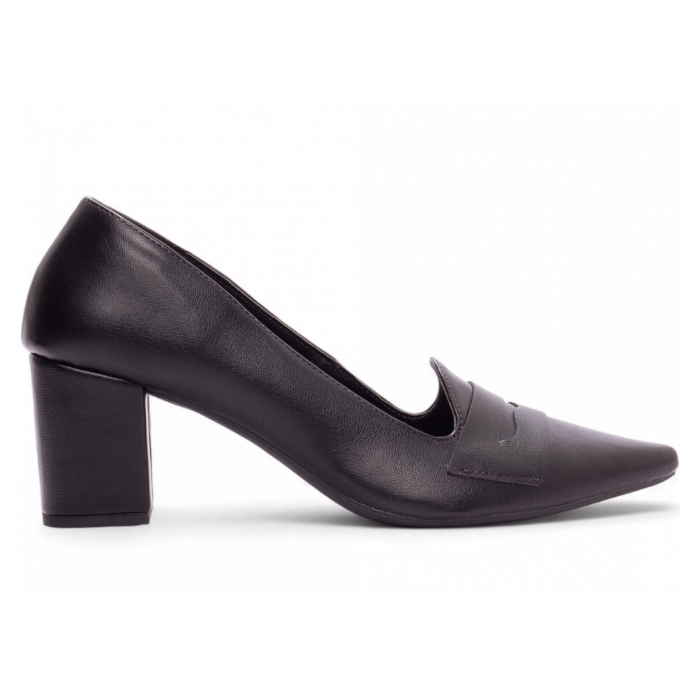 Sapato Scarpin Sleep Mocassim Preto